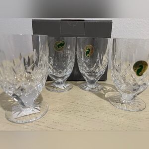 Vintage Waterford Lismore Juice Glass Set Of 4   New In Original Box